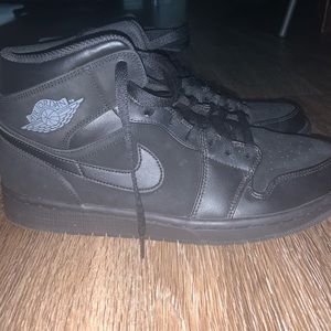 Jordan 1 all black , men’s 11